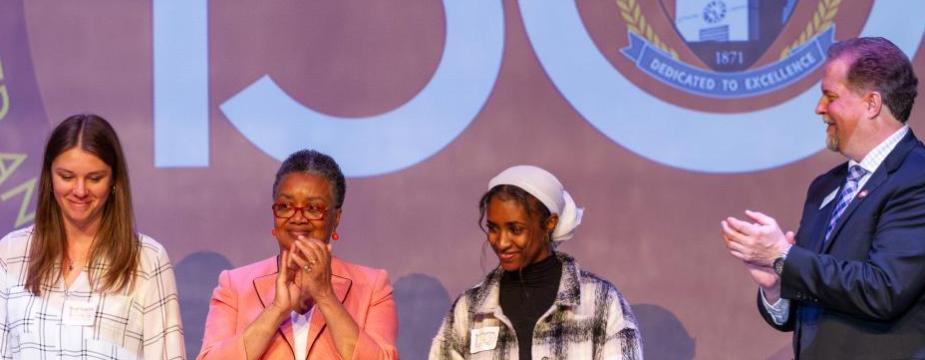 Sarah Stimpson. Iaya Mohamed, Dr. Conway-Turner, and Dr. Mayrose