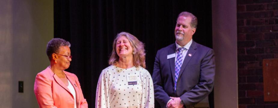 Dr. Conway-Turner, Joy Guarino, and Dr. Mayrose